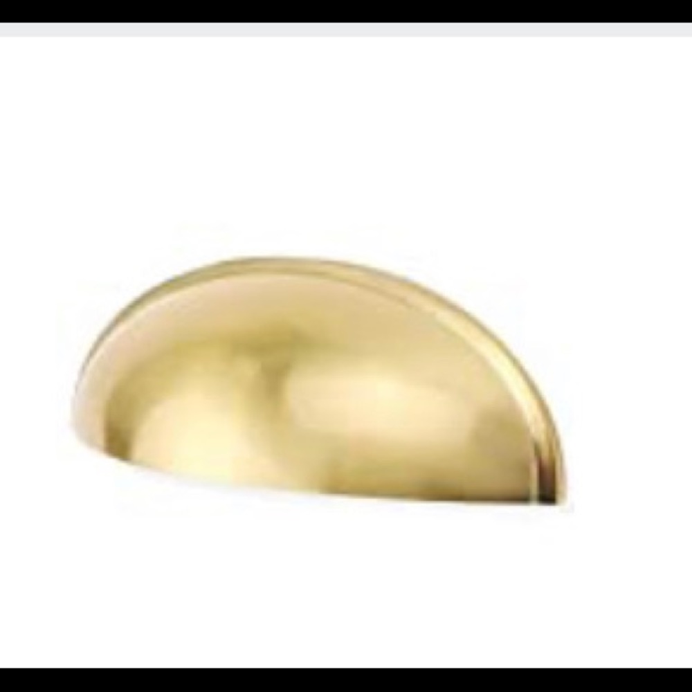 Gold tone cabinet pulls retro style lot of 3 new in package